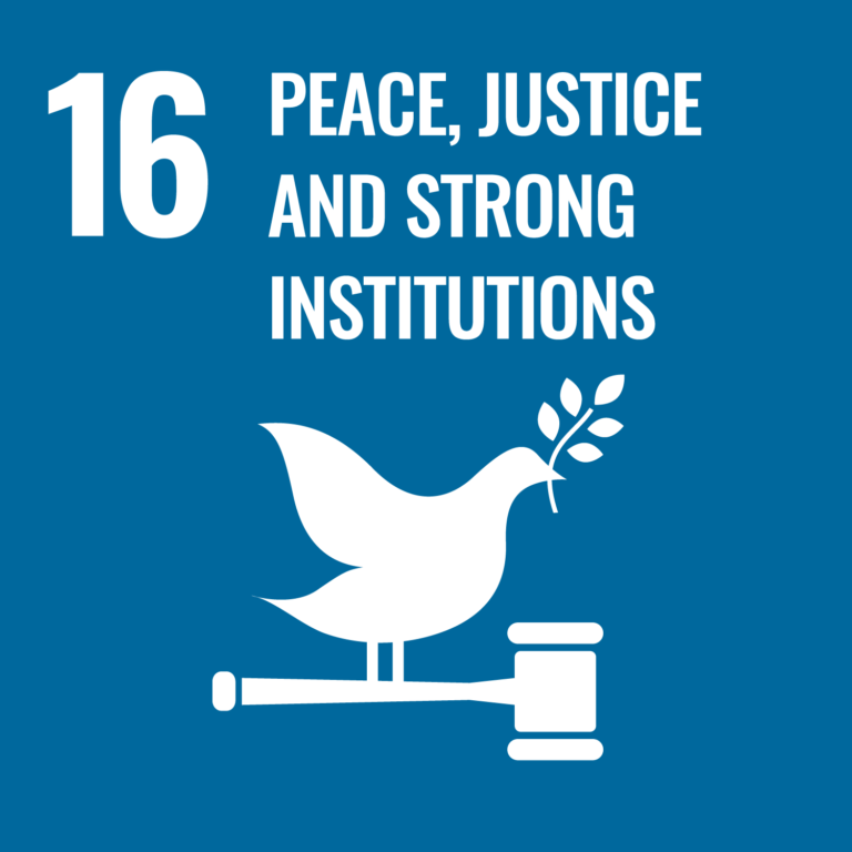 Goal 16: Peace, Justice, & Strong Institutions